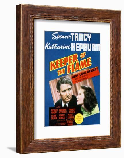 Keeper of the Flame - Movie Poster Reproduction-null-Framed Photo