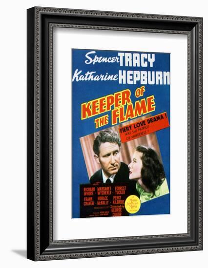 Keeper of the Flame - Movie Poster Reproduction-null-Framed Photo