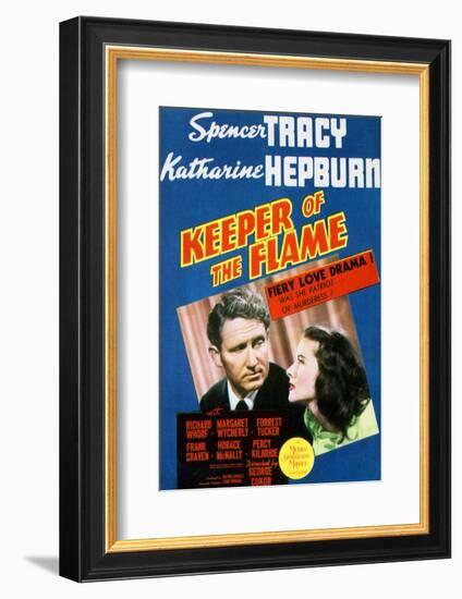 Keeper of the Flame - Movie Poster Reproduction-null-Framed Photo