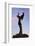 Keeper of the Plains Statue, Wichita, Kansas, USA-Walter Bibikow-Framed Photographic Print