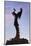 Keeper of the Plains Statue, Wichita, Kansas, USA-Walter Bibikow-Mounted Photographic Print