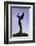 Keeper of the Plains Statue, Wichita, Kansas, USA-Walter Bibikow-Framed Photographic Print