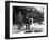 Keepers Alf Taylor (Right) and Bodman (Left) Feeding Fish to Pelicans at Poolside in London Zoo-Frederick William Bond-Framed Photographic Print