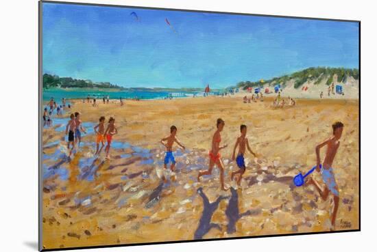 Keeping Fit, Wells Next the Sea-Andrew Macara-Mounted Giclee Print