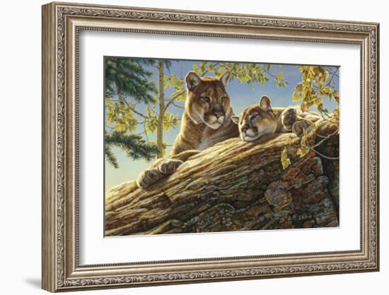 Keeping Guard-Kalon Baughan-Framed Art Print