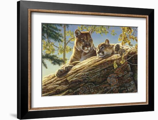 Keeping Guard-Kalon Baughan-Framed Art Print