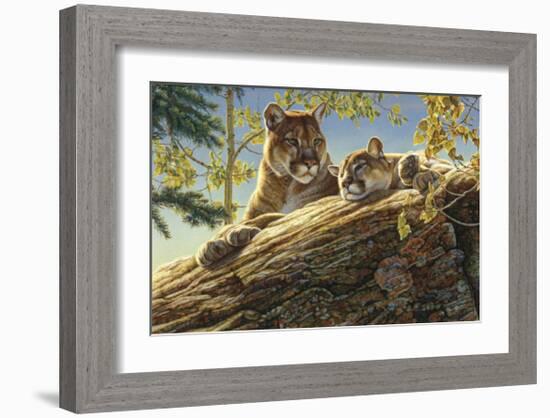 Keeping Guard-Kalon Baughan-Framed Art Print