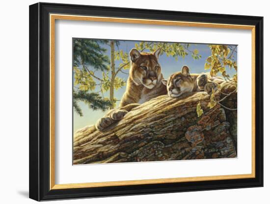 Keeping Guard-Kalon Baughan-Framed Art Print