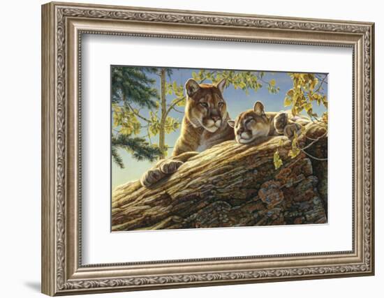 Keeping Guard-Kalon Baughan-Framed Art Print