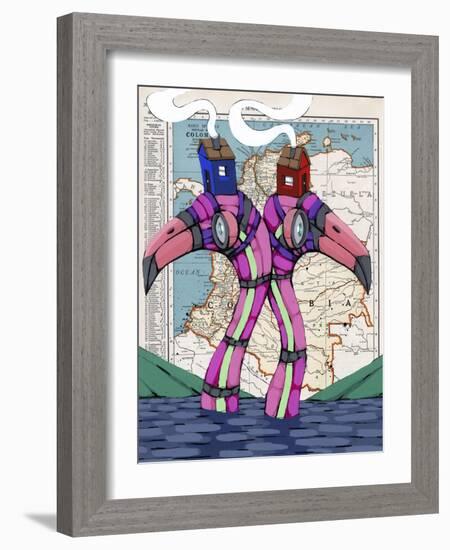 Keeping Our Heads Above Too-Ric Stultz-Framed Giclee Print
