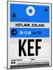 KEF Keflavik Luggage Tag I-NaxArt-Mounted Art Print