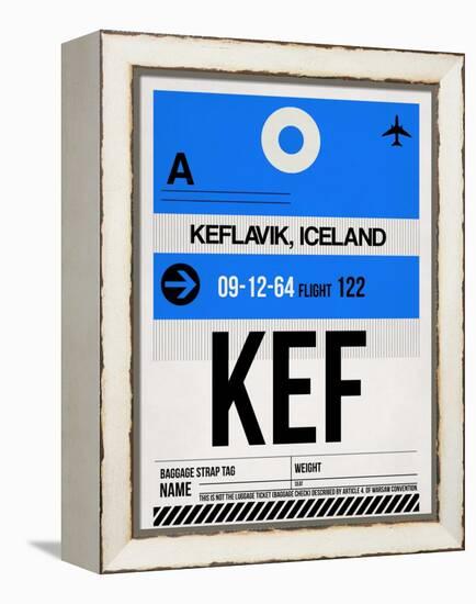 KEF Keflavik Luggage Tag I-NaxArt-Framed Stretched Canvas