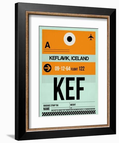 KEF Keflavik Luggage Tag II-NaxArt-Framed Premium Giclee Print