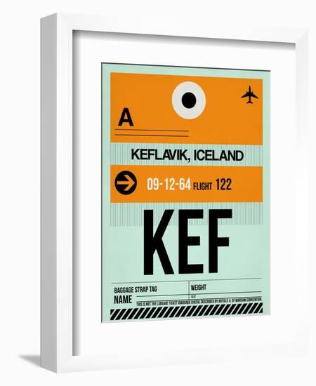 KEF Keflavik Luggage Tag II-NaxArt-Framed Premium Giclee Print