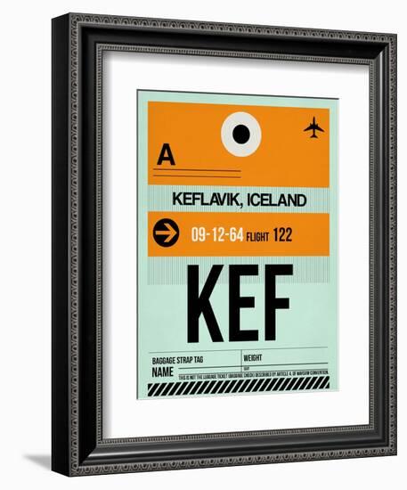 KEF Keflavik Luggage Tag II-NaxArt-Framed Premium Giclee Print