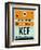 KEF Keflavik Luggage Tag II-NaxArt-Framed Premium Giclee Print