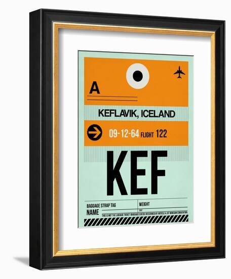 KEF Keflavik Luggage Tag II-NaxArt-Framed Premium Giclee Print