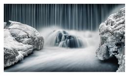 Icy Falls-Keijo Savolainen-Framed Photographic Print