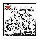Haring - Untitled October 1982 Broad Foundation-Keith Haring-Giclee Print