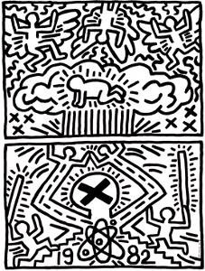 Poster for Nuclear Disarmament by Keith Haring