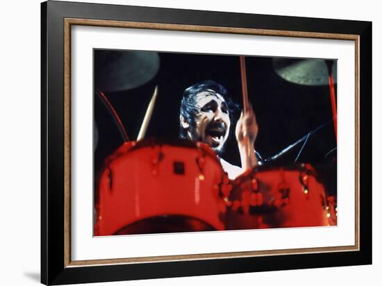 Keith Moon Red Drums-null-Framed Premium Giclee Print