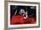 Keith Moon Red Drums-null-Framed Art Print