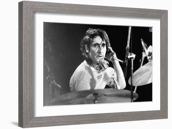 Keith Moon Singing Bell Boy-null-Framed Art Print