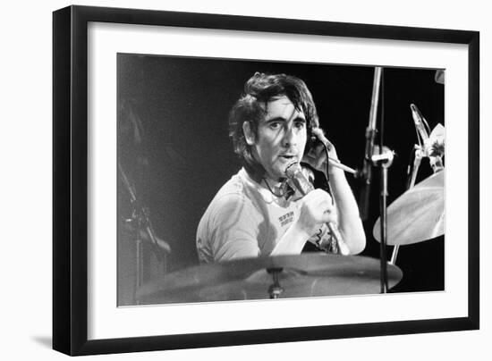 Keith Moon Singing Bell Boy-null-Framed Art Print