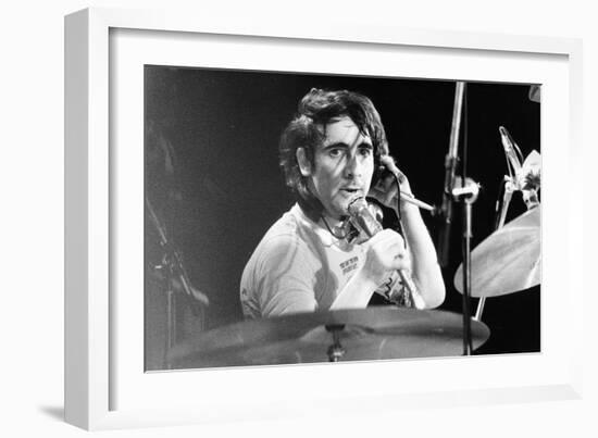 Keith Moon Singing Bell Boy-null-Framed Art Print