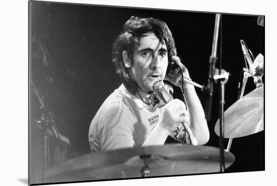 Keith Moon Singing Bell Boy-null-Mounted Art Print