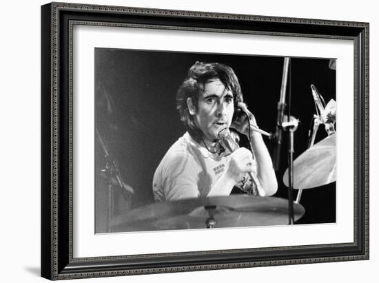 Keith Moon Singing Bell Boy-null-Framed Art Print