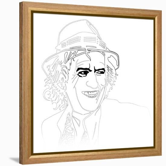 Keith Richards-Logan Huxley-Framed Stretched Canvas