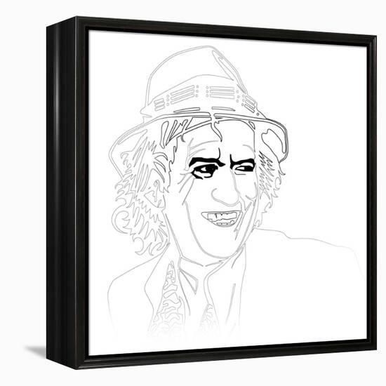 Keith Richards-Logan Huxley-Framed Stretched Canvas