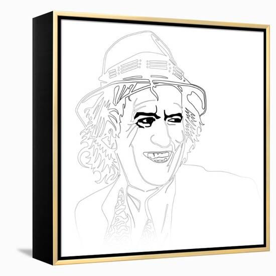 Keith Richards-Logan Huxley-Framed Stretched Canvas