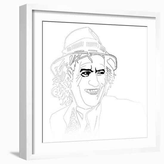 Keith Richards-Logan Huxley-Framed Art Print