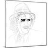 Keith Richards-Logan Huxley-Mounted Art Print