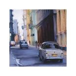 Slow Ride - Havana, Cuba-Keith Wicks-Giclee Print