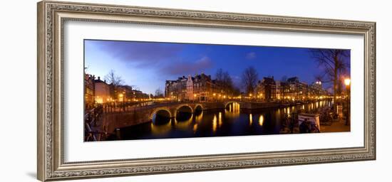 Keizergracht Canal, Leidsegracht Canal, South Holland, Amsterdam, Netherlands-Jim Engelbrecht-Framed Photographic Print