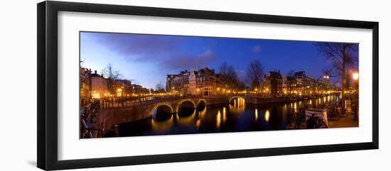 Keizergracht Canal, Leidsegracht Canal, South Holland, Amsterdam, Netherlands-Jim Engelbrecht-Framed Photographic Print