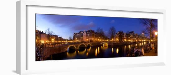 Keizergracht Canal, Leidsegracht Canal, South Holland, Amsterdam, Netherlands-Jim Engelbrecht-Framed Photographic Print