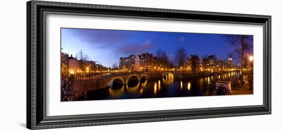 Keizergracht Canal, Leidsegracht Canal, South Holland, Amsterdam, Netherlands-Jim Engelbrecht-Framed Photographic Print