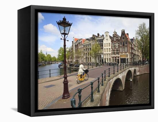 Keizersgracht, Amsterdam, Netherlands, Europe-Amanda Hall-Framed Premier Image Canvas