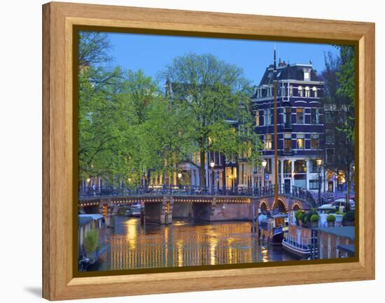 Keizersgracht, Amsterdam, Netherlands-Neil Farrin-Framed Premier Image Canvas