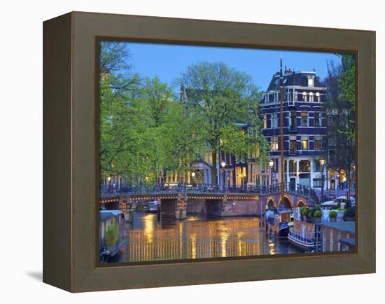 Keizersgracht, Amsterdam, Netherlands-Neil Farrin-Framed Premier Image Canvas