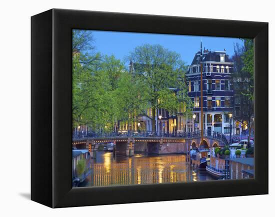 Keizersgracht, Amsterdam, Netherlands-Neil Farrin-Framed Premier Image Canvas