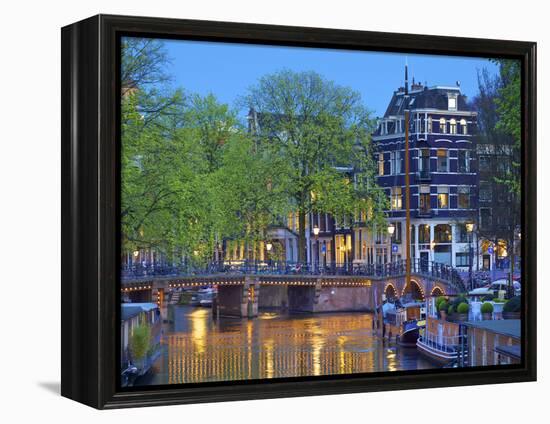 Keizersgracht, Amsterdam, Netherlands-Neil Farrin-Framed Premier Image Canvas