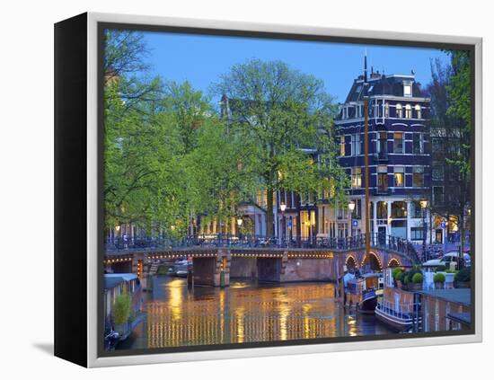 Keizersgracht, Amsterdam, Netherlands-Neil Farrin-Framed Premier Image Canvas