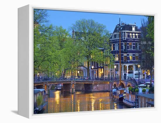 Keizersgracht, Amsterdam, Netherlands-Neil Farrin-Framed Premier Image Canvas