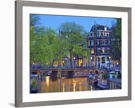 Keizersgracht, Amsterdam, Netherlands-Neil Farrin-Framed Premium Photographic Print