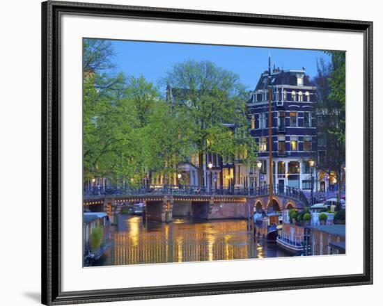 Keizersgracht, Amsterdam, Netherlands-Neil Farrin-Framed Premium Photographic Print